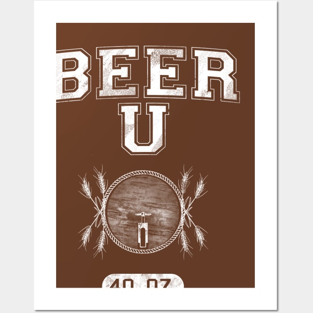 BEER U Wall Art by oakenspirit